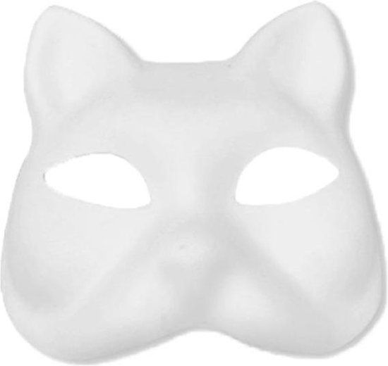 Kast Chinese kool Aanbeveling Masker kat (papier machÃ©) | bol.com