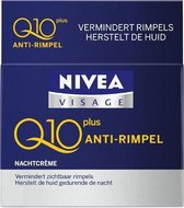 Nivea Visage Anti-rimpel Nacht Creme Q10 Plus