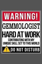 Warning Gemmologist Hard At Work