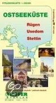 Höfer Ostseeküste DE025/ Rügen-Usedom-Stettin 1 : 200 000. Straßenkarte