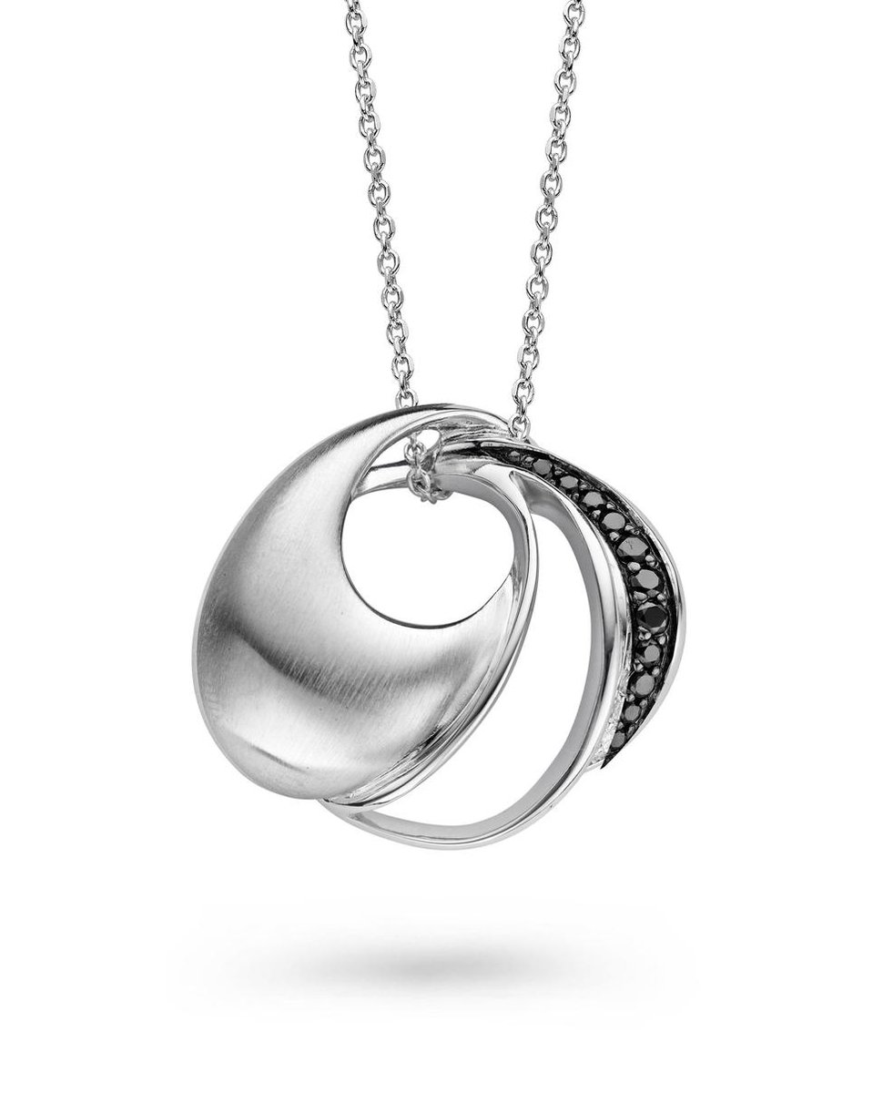 Orphelia ZH-4675 - Ketting met hanger - Zilver 925 - Zirkonia - 45 cm