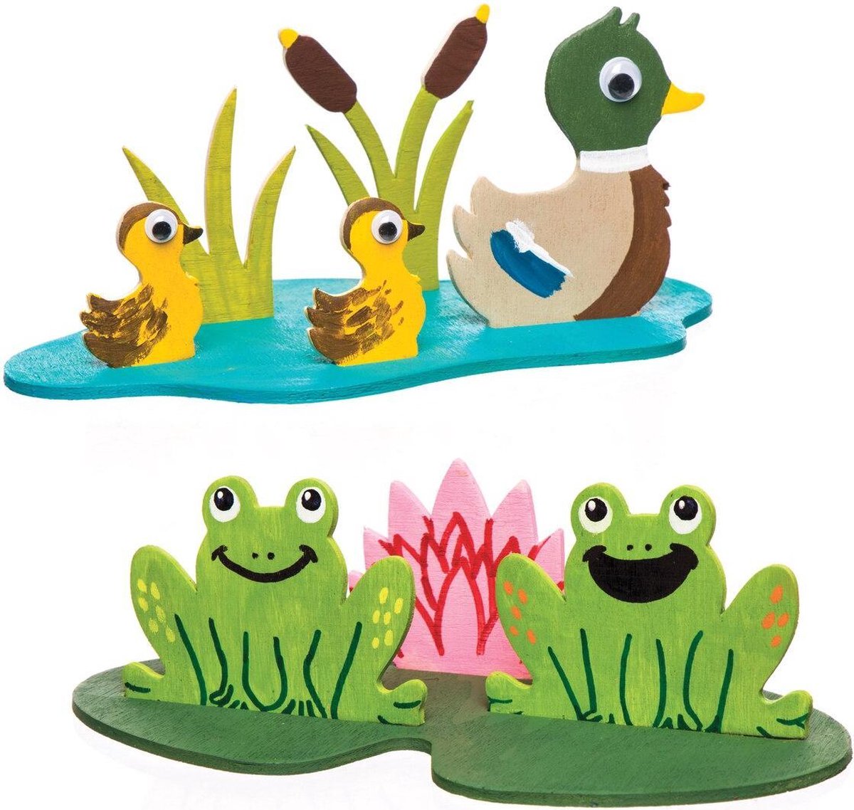 Baker Ross Cloches En Bois Lot De 4 - Kit Instruments De Musique DIY Pour Enfants