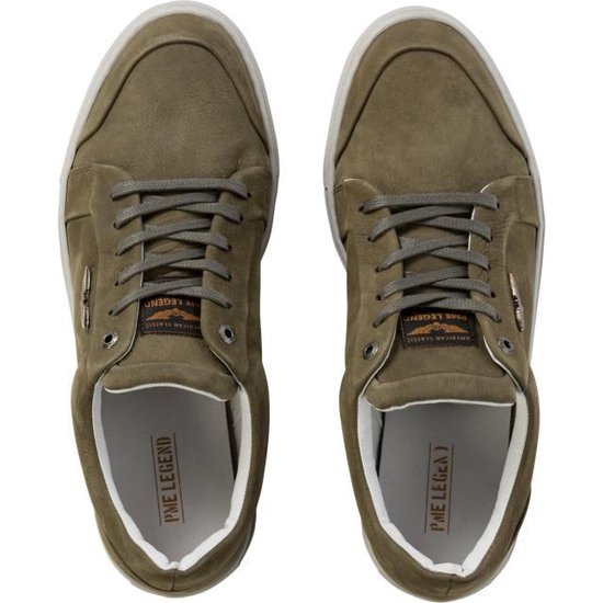 Pme legend nubuck leren sneakers dusty olive - Maat 44 | bol.com