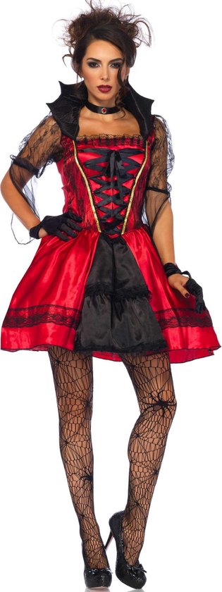 LEG-AVENUE - Sexy gothic vampieren kostuum voor dames - L