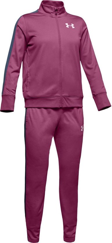 redactioneel Getalenteerd Grace Under Armour Em Knit Track Suit Meisjes Trainingspak - Pace Pink - Maat 140  | bol.com