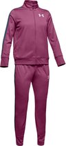 Under Armour Em Knit Track Suit Meisjes Trainingspak - Pace Pink - Maat 140