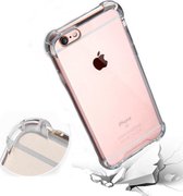 Doorzichtig Hoesje Hoes voor iPhone 7/8 Siliconen Shock Proof TPU Case - met verstevigde randen