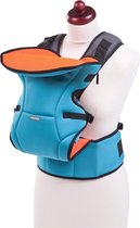 CHILDHOME - NEOPRENE BABY DRAAGZAK 3 POS AQUA BLAUW WATERPROOF