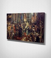 The Constitution - Painting Canvas - 120 x 80 cm - Schilderij - Canvas - Slaapkamer - Wanddecoratie  - Slaapkamer - Foto op canvas