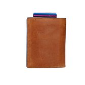 Gaz- Figuretta Blue line Unisex Creditcardhouder Cognac