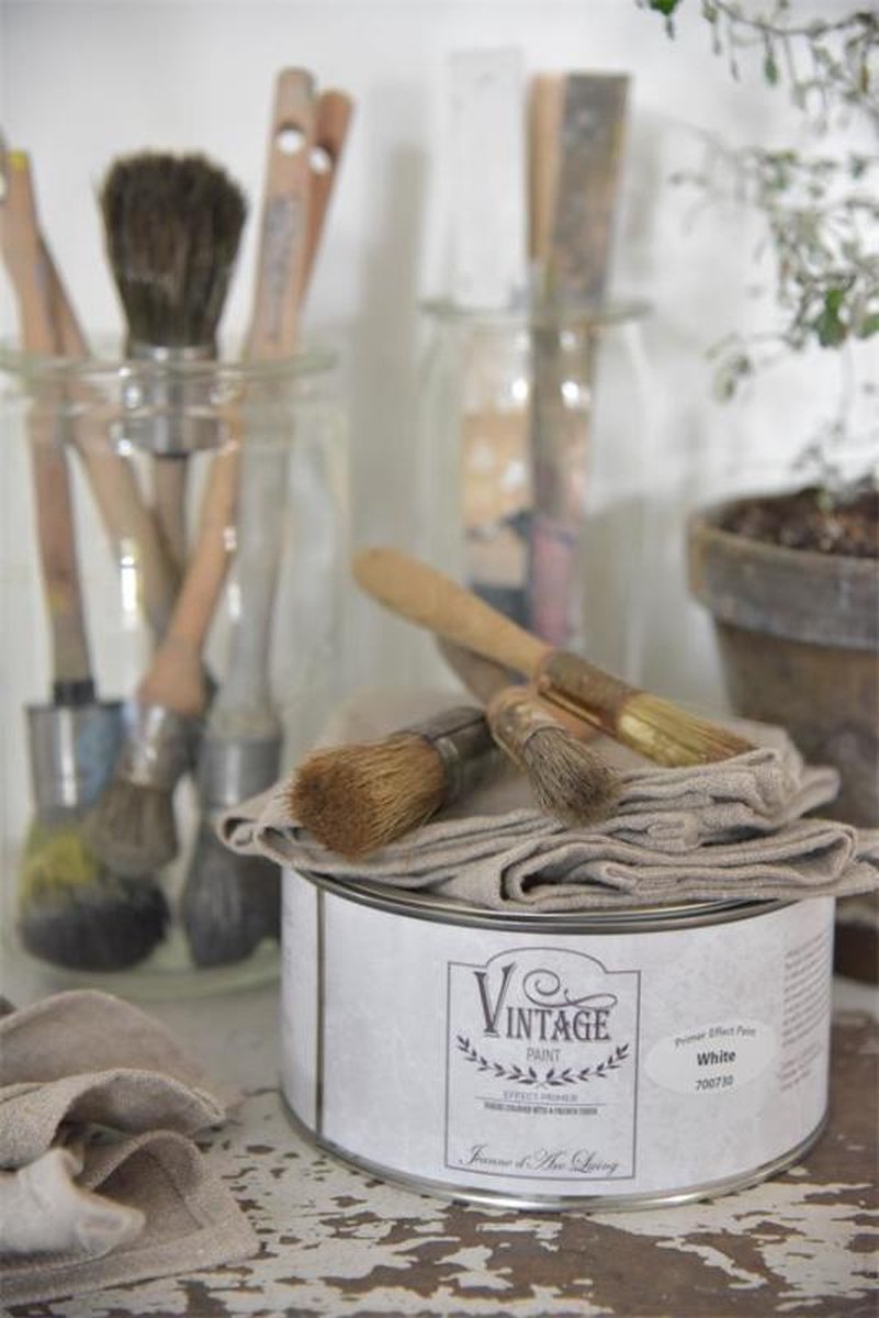 Primer - Effect Paint - Wit - Vintage Paint - 1 l
