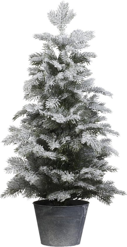 Everlands Nordmann Snowy mini kerstboom 45 cm - besneeuwd - zonder  verlichting | bol.com