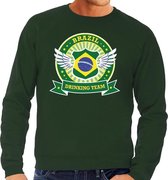 Groen Brazil drinking team sweater heren S