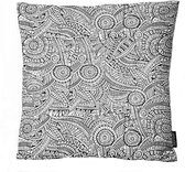 Jacquard Tribal Kussenhoes | Katoen / Polyester | 45 x 45 cm