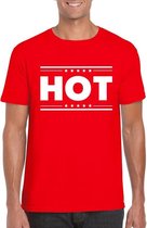 Hot t-shirt rood heren M