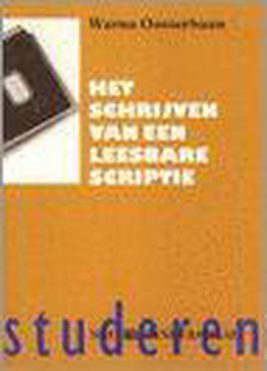 Het schrijven van een leesbare scriptie - cover