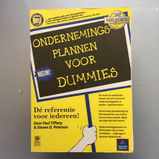 Ondernemingsplannen voor Dummies - cover