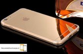 Apple Iphone 6 Plus / 6S Plus Goudkleurig spiegel cover hoesje
