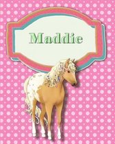 Handwriting and Illustration Story Paper 120 Pages Maddie