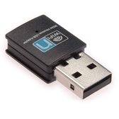 DrPhone W2 USB Draadloze wifi adapter -  WiFI Dongle - Single Band 2.4 GHz - 300 Mbps - PC / Computer