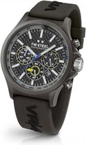 TW Steel VR46 Yamaha Racing  TW936- Horloge  - 48 mm -  Staal - Zwartkleurig