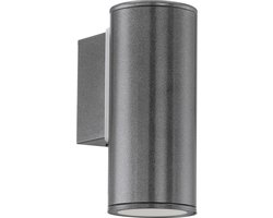 EGLO Riga Wandlamp Buiten - GU10 - 16,5 cm - Antraciet