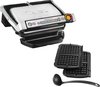 Tefal OptiGrill GC716D12 - Contactgrill - Inclusief wafelplaten