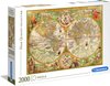Clementoni - Puzzel 2000 Stukjes High Quality Collection Ancient Map, Puzzel Voor Volwassenen en Kinderen, 14-99 jaar, 32557