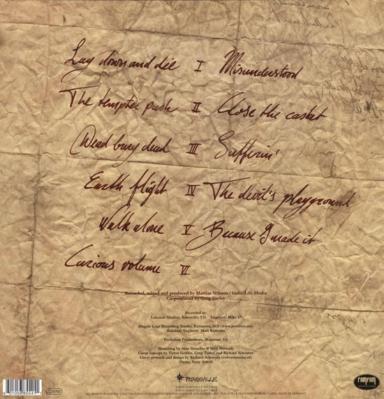 Curious Volume (LP), Pentagram LP (album) Muziek bol