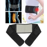Steunband tegen rugpijn zelf opwarming steun en warmte in rug. Bloedsomloop verbeteraar door magneten in steunband