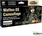 Vallejo val70180 Model Color - Waffen-SS Camouflage verf set 8 x 17 ml