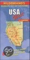 USA West 1 : 3 500 000. Hildebrand's Urlaubskarte