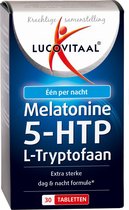 Lucovitaal Melatonine 5-HTP L-Tryptofaan Voedingssupplement - 30 Tabletten