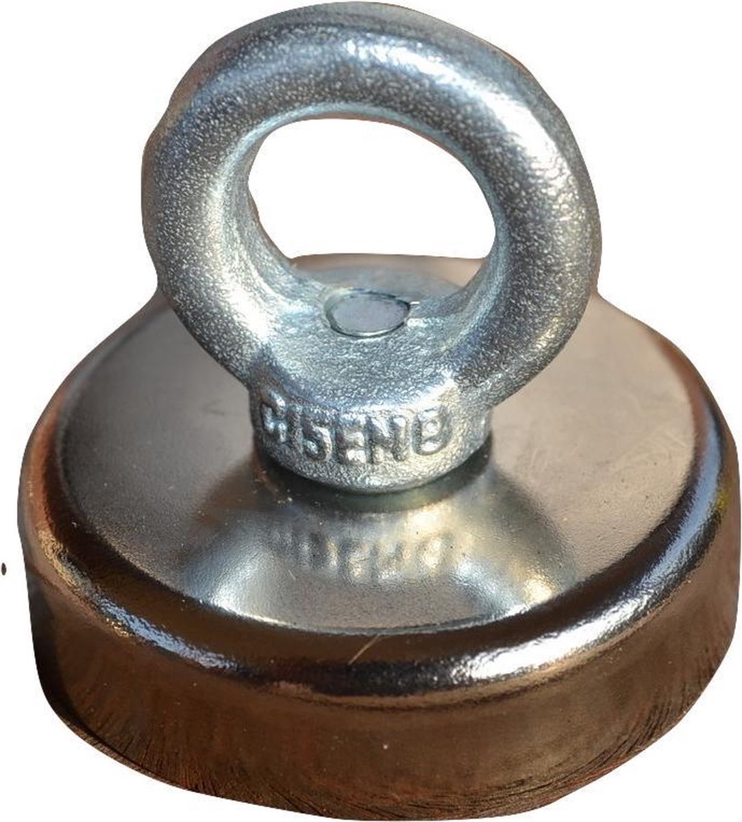 Neodymium vismagneet 130 kg | Een klassieker | Nu tijdelijk met gratis touw