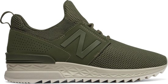 New balance 574 sport olive green sales