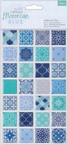 Zelfklevend Tegels (56 stuks) - Capsule - Moroccan Blue