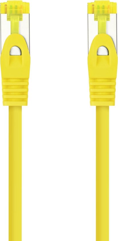 Câble de réseau RJ45 LSZH Cat.6A SFTP AWG26, jaune, 1.0m