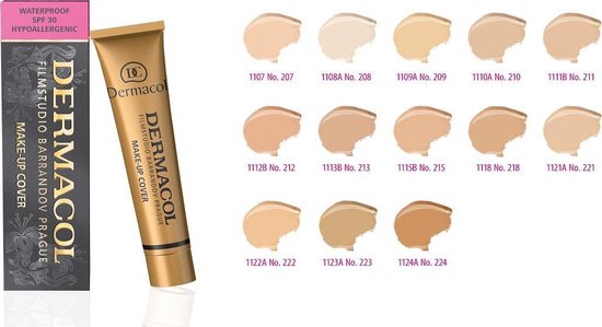 Dermacol – Make-Up Cover Make-Up for a clear and unified skin 30 ml odstín č. 207 –