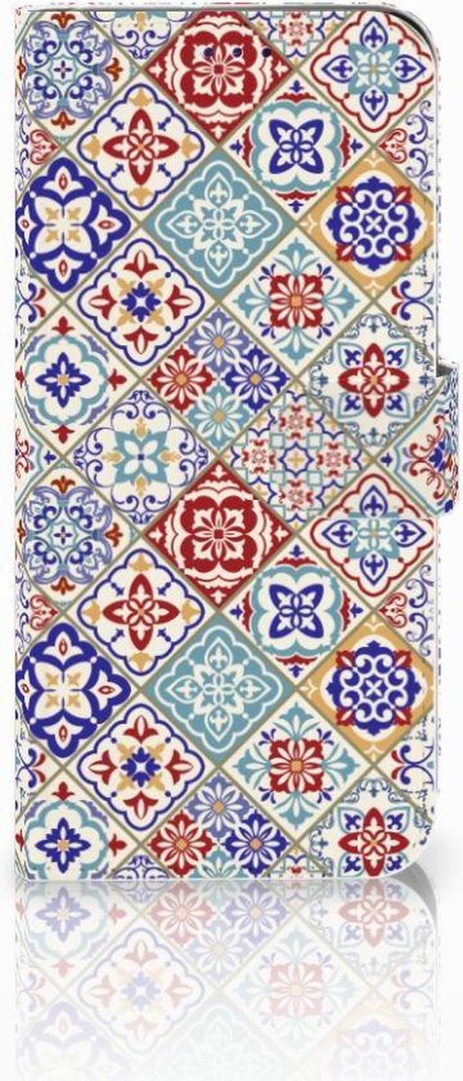 Samsung Galaxy A50 Bookcase Tiles Color