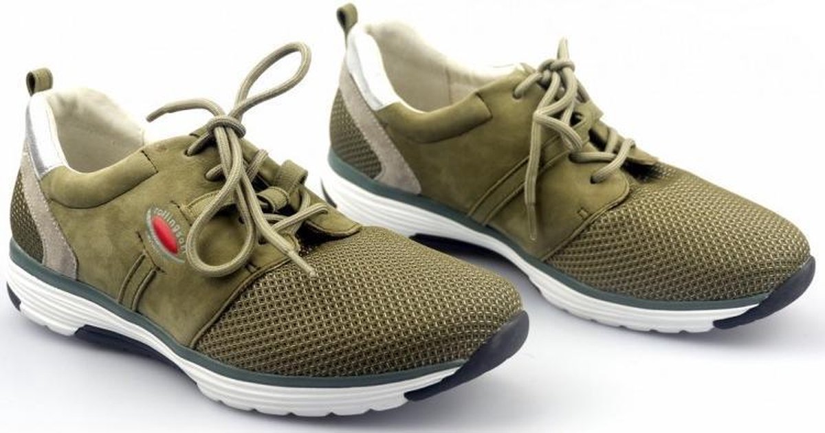 Gabor Rollingsoft Dames Lage sneakers Groen - Schoenen.nl