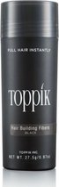 Toppik Hair Building Fibers Zwart - 27,5 gram - Cosmetische Haarverdikker - Verbergt haaruitval - Direct voller haar
