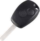 Renault 2-knops sleutel behuizing – sleutelbehuizing - sleutel behuizing - voor rechthoekige sleutelbaard