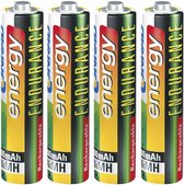 Oplaadbare AAA batterij (potlood) Conrad energy Endurance HR03 NiMH 1000 mAh 1.2 V 4 stuk(s)