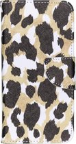 Design Softcase Booktype Samung Galaxy A20e hoesje - Panter Zwart