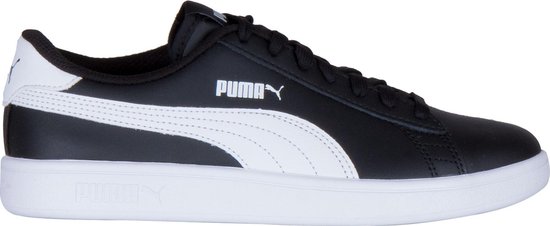 Puma Smash v2 L Sneakers - Maat 38 - Unisex - zwart/wit | bol.com