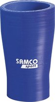 Samco Sport Samco Verloopstuk recht blauw - Lengte 125mm - Ø60>50mm