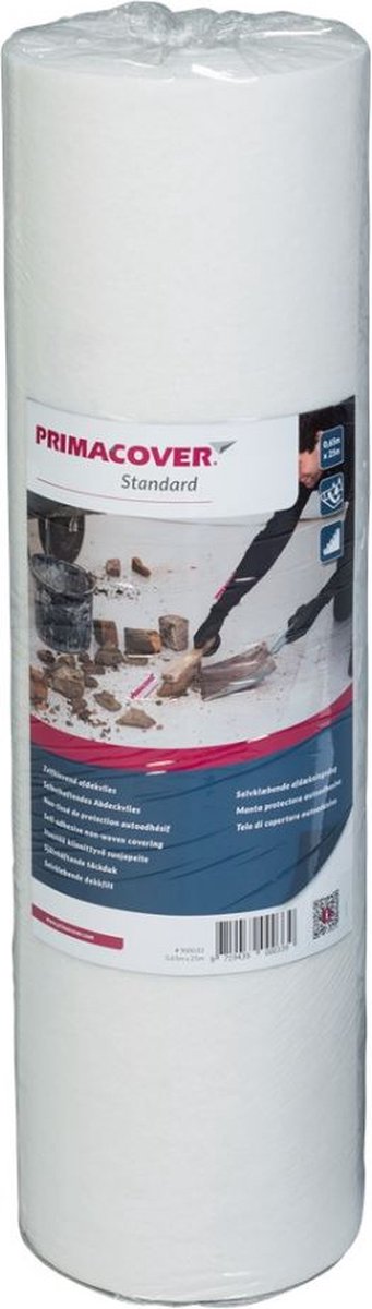 Primacover afdekvlies standaard zelfklevend 0.65x25meter