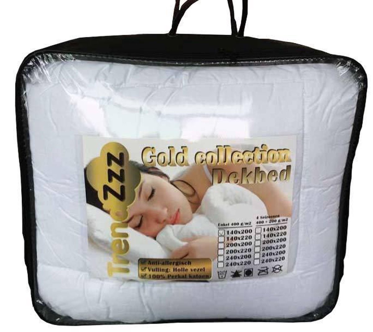 200x220 cm - 4-Seizoenen Katoen Dekbed Gold Collection | bol.com