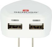 Skross SKROSS 1.302730-E USB-oplader 2.4 A 2 x USB Thuis