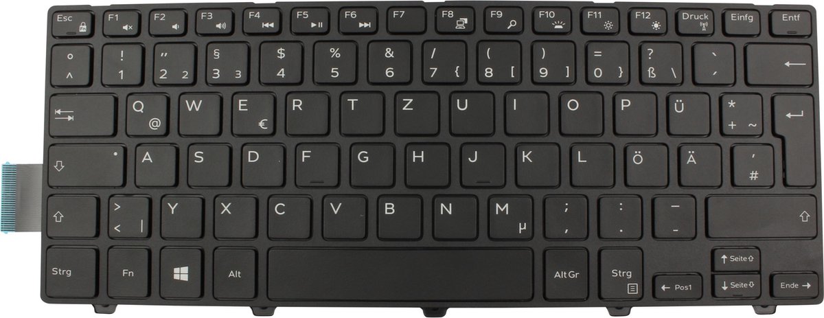 Dell CKKFP - QWERTZ Duits - Laptop Toetsenbord Verlicht (Inbouw)